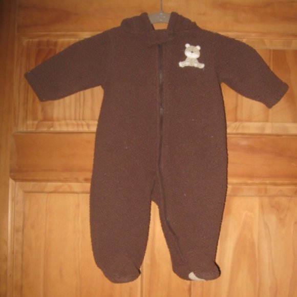5/$30 Carters Brown Teddy Bear Bunting - Picture 1 of 2